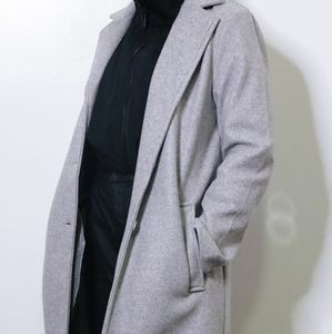 Two Button Plush Knit Coat